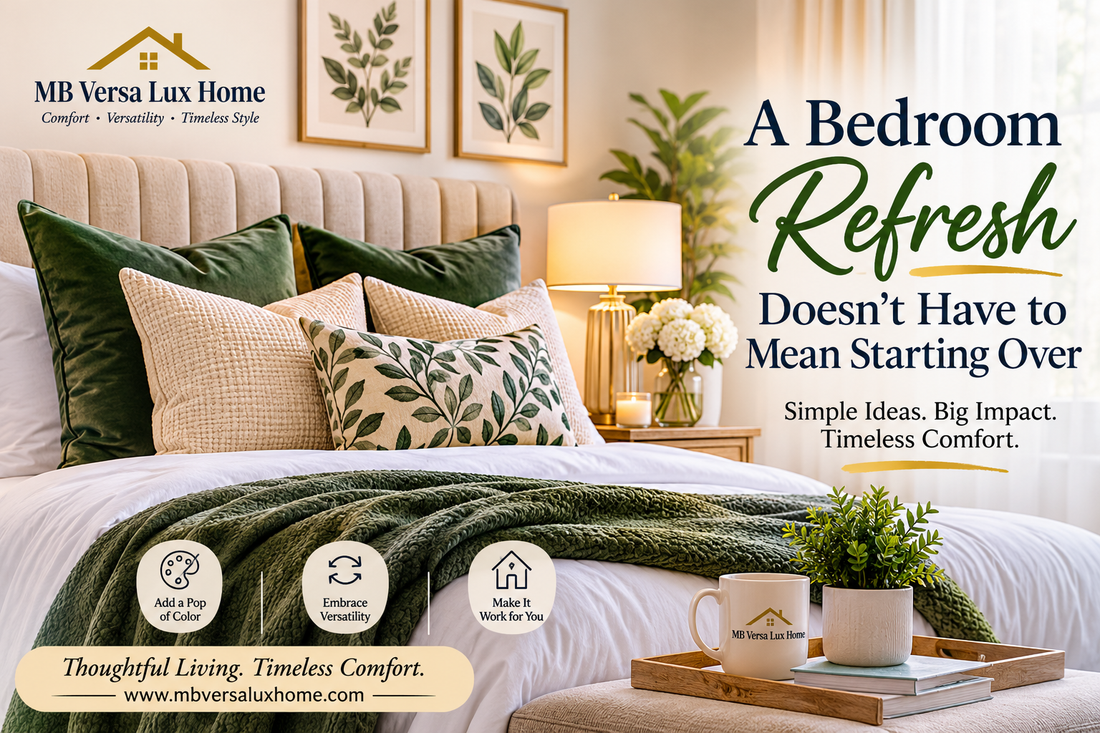 A Bedroom Refresh Doesn't Have to Mean Starting Over